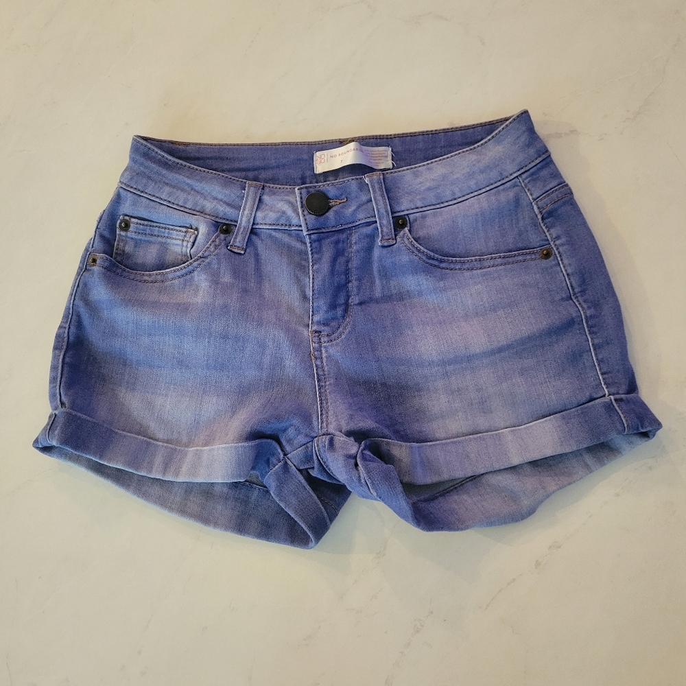 3/$21 Bright Blue Denim Shorts (Donated)